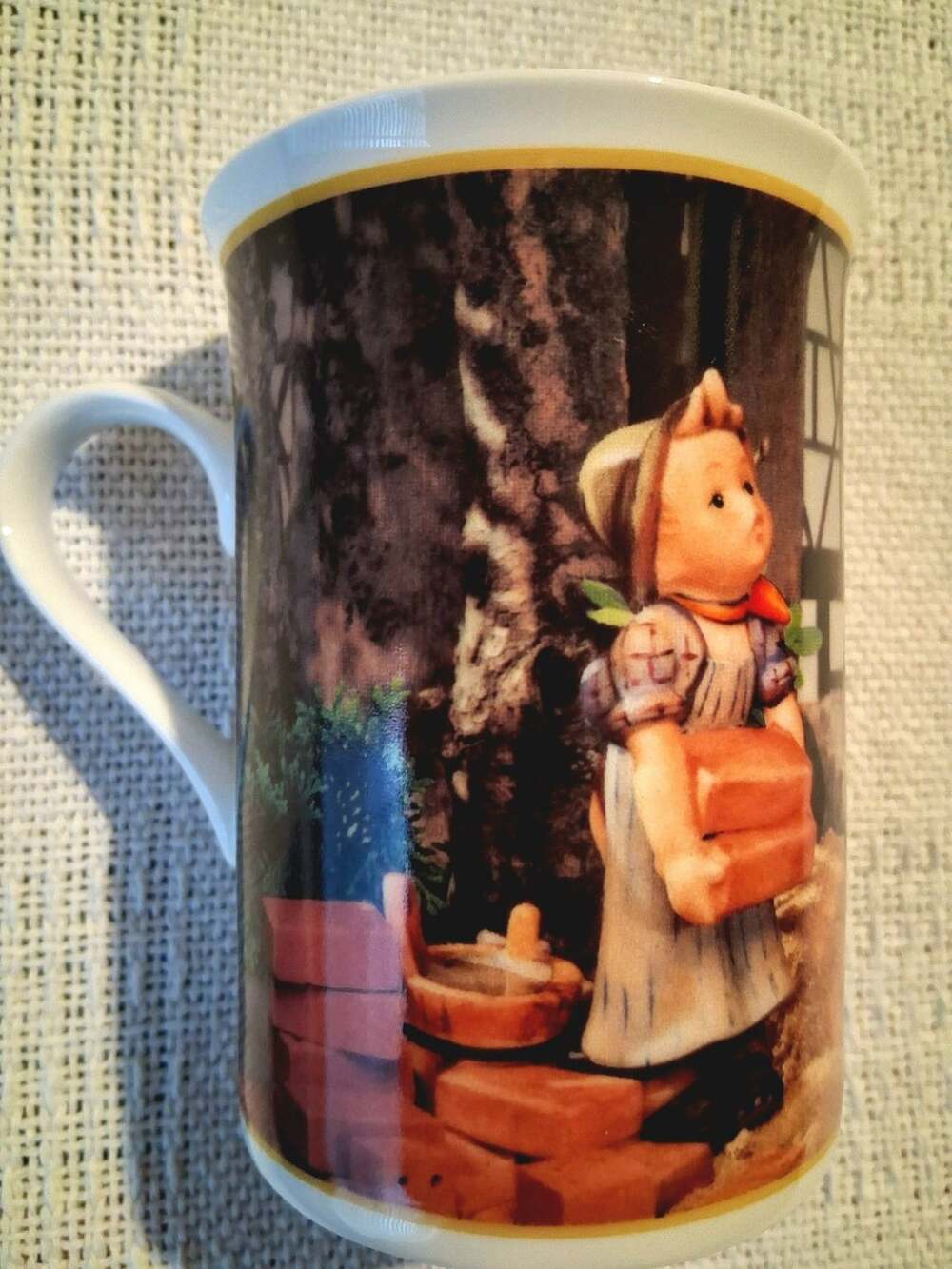 Hummel Goebel Porcelain Figural Mug Little Helper